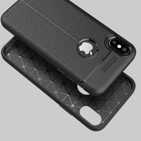 Husa Apple iPhone X Zore TPU moale Negru