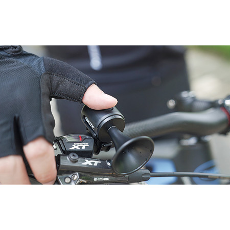 Claxon electric pentru bicicleta, Flippy, rezistent la apa, 120 dB, albastru