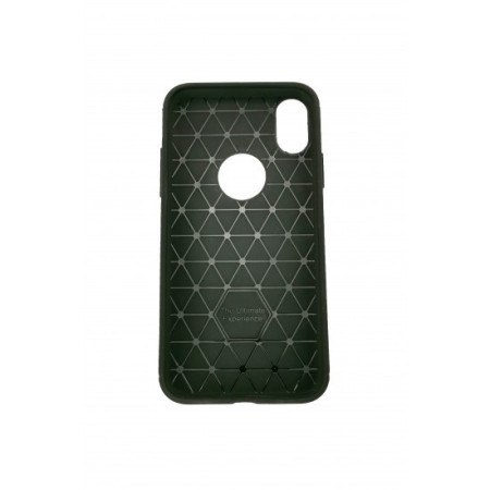 Husa Apple iPhone X Tpu, carbon, Negru