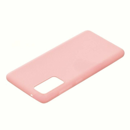 Husa protectie Flippy compatibila cu Samsung Galaxy S21 Ultra Liquid Silicone Case Roz