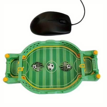 Fotbal de Masa Interactiv pentru Copii, Flippy, cu 2 Mingi Incluse, Tabela Scor, 22.8x12x4 cm, Verde