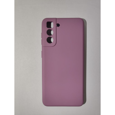 Husa protectie Flippy compatibila cu Samsung S21 5G Liquid Silicone Case Mov