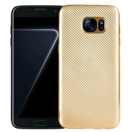 Husa Samsung Galaxy J5 2016 i-Zore Carbon Fiber Auriu