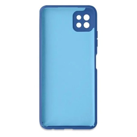 Husa protectie Flippy pentru Samsung A22 5G Liquid Silicone Albastru Inchis