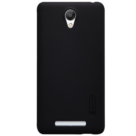 Husa Xiaomi Redmi Note 2 NIllkin Frosted Shield Negru + Folie de protectie