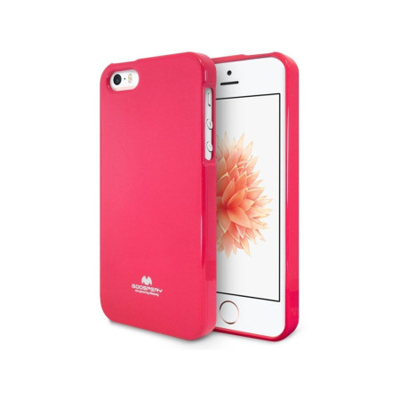 Husa Apple iPhone 5/5S Jelly Case Roz