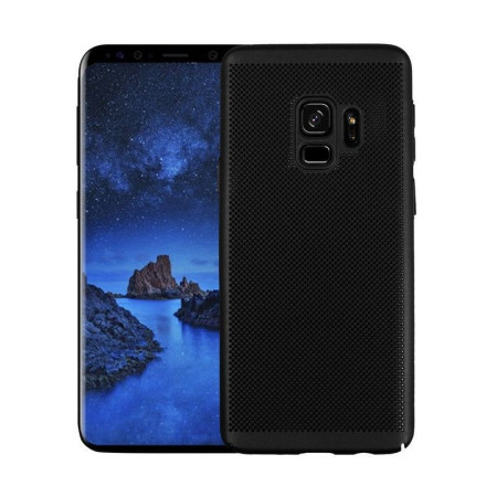 Husa Samsung Galaxy S9 Plus Ultra Slim cu aerisire Negru