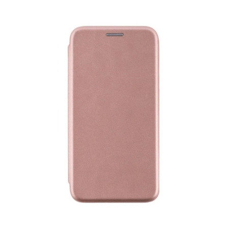 Husa de protectie Flippy compatibila cu Huawei P40 Lite 5G/ Nova 7SE Magnet Book Case Roz-Auriu