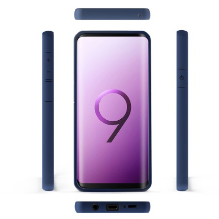 Husa Samsung Galaxy S9 Plus shockproof acrylic Albastru