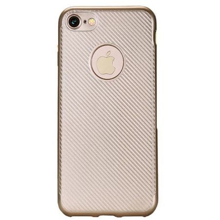 Husa Apple iPhone 7 i-Zore Carbon Fiber Auriu