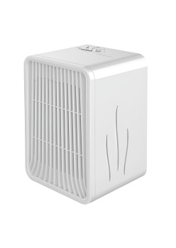 Mini Incalzitor pentru Birou, Flippy, Incalzire si Racire, 1000-1200W, cu Lumini, cu Maner, Lungime Cablu 1.5 m, 3 Trepte de Temperatura, 15.3x13.8x22.5 cm, Alb