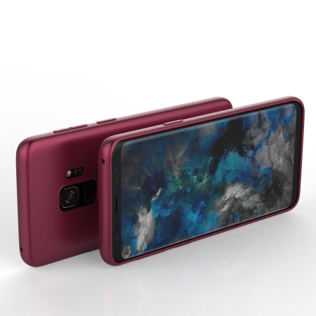 Husa Samsung Galaxy S9 Luxury Case Burgundy