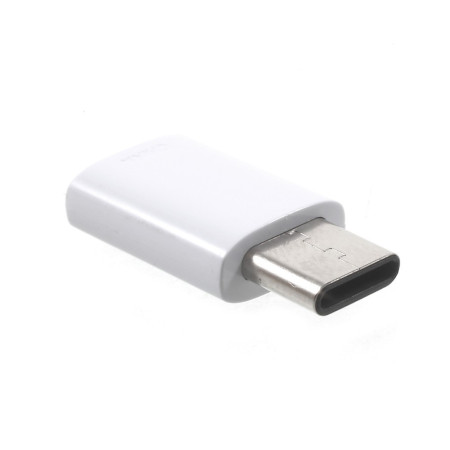 Adaptor Micro-USB to Type-C 2,1 cm Alb