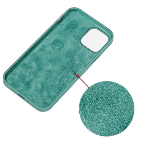 Husa protectie Flippy compatibila cu Huawei P Smart Z Liquid Silicone Case Verde