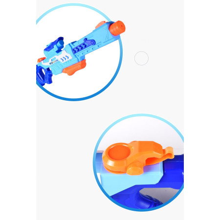 Pistol cu Apa pentru Copii, Rezervor, Pentru Piscina/Plaja, Flippy, 6ani+,  Albastru, 1200ML