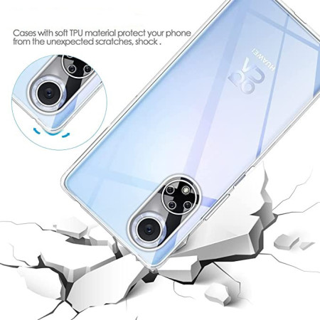 Husa de Protectie pentru Huawei NOVA 9 SE, Flippy, TPU, Silicon Premium Antisoc, Transparenta