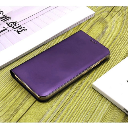 Husa Samsung Galaxy J5 2017 Flip Cover Oglinda Violet