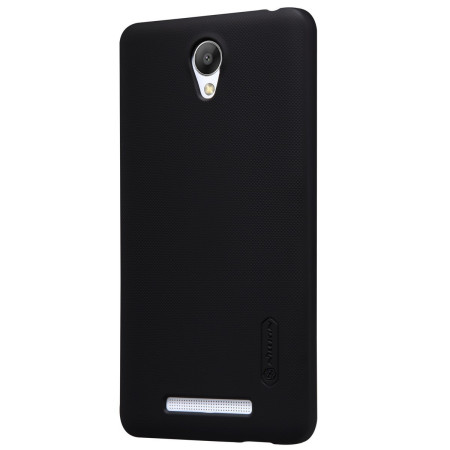 Husa Xiaomi Redmi Note 2 NIllkin Frosted Shield Negru + Folie de protectie