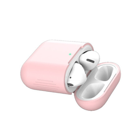 Husa AirPods cu Inel Prindere Roz