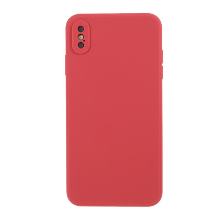 Husa protectie compatibila cu Apple iPhone X/XS Liquid Silicone Case Rosu