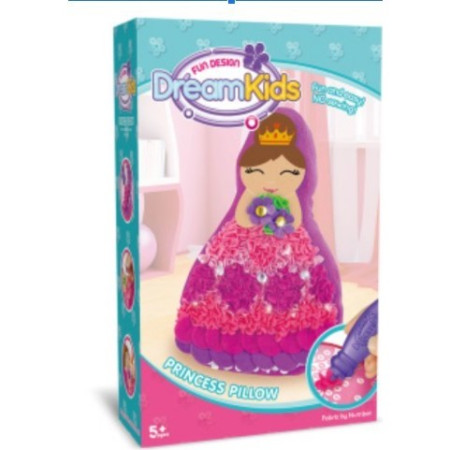 Set creatie perna pentru copii, Dream Kids, Printesa