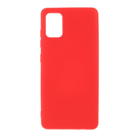 Husa protectie compatibila cu Samsung A51 Liquid Silicone Case Rosu