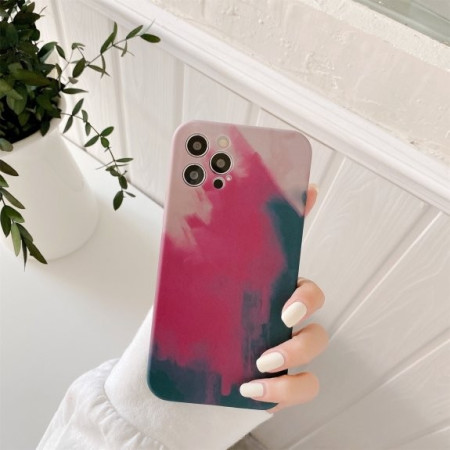 Husa protectie Flippy compatibila cu Apple iPhone 11 Pro Tpu Ombre, Roz/Mov/Negru