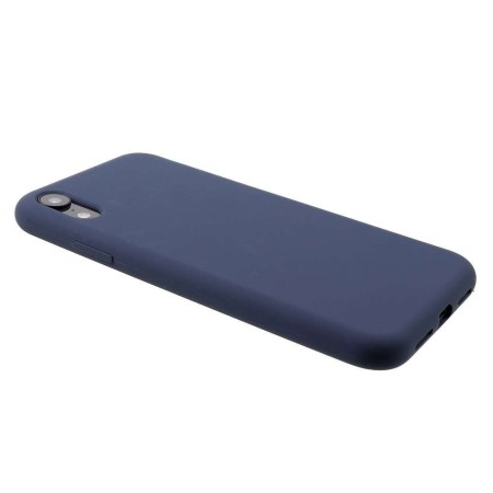 Husa protectie compatibila cu Samsung S20 Liquid Silicone Case Albastru inchis