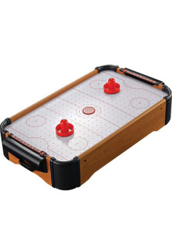 Masa Air-Hockey Flippy, 51 x 31.5 x 9.5 cm, bara pentru punctaj, material ABS, maro