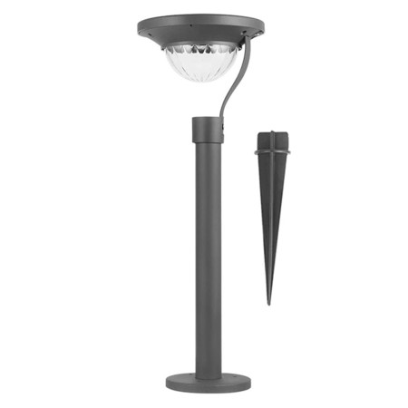 Lampa solara LED cu 2 moduri de fixare, IP65, material ABS, baterie 4.5 V, 200 mah, 450 Lumeni, 42.5 x 15 cm, alb cald,