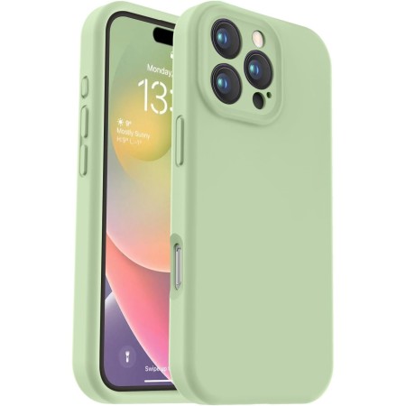 Husa de Protectie Matte TPU, Flippy, pentru Apple iPhone 16 Pro Max, Protectie Camera, Antisoc, Antizgariere, Antialunecare, Acoperire Completa, Verde