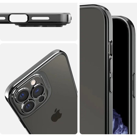 Husa de protectie pentru Apple iPhone 14 Pro, Flippy, Bracket series cu suport si protectie pentru camera, Negru