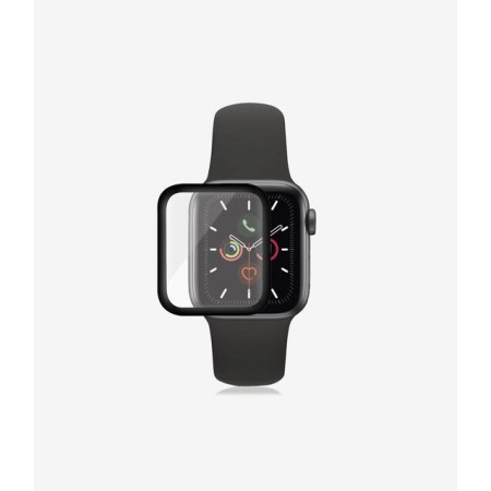 Folie Sticla pentru Apple Watch Series 2/3 38 mm adeziv pe margine Negru