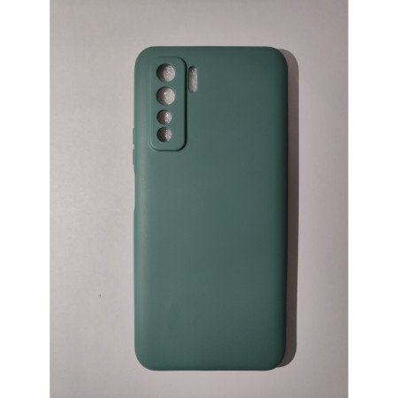 Husa protectie Flippy compatibila cu Huawei P40 Lite 5G Liquid Silicone Case Verde