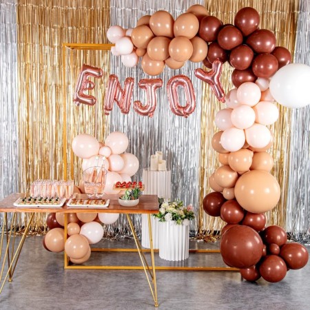 Balon Folie Metalizata Litera Y, Flippy, 40 cm, Umflati cu Heliu sau Aer, Ambalaj Individual, Pai inclus, Rose Gold