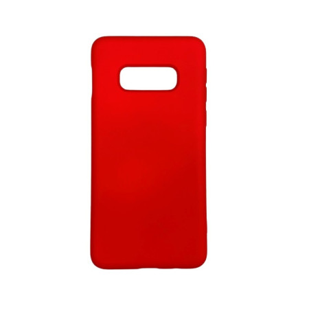 Husa protectie compatibila cu Samsung S10E Liquid Silicone Case Rosu