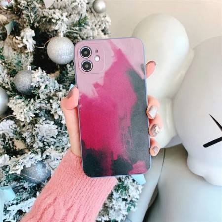 Husa protectie Flippy compatibila cu Apple iPhone 11 Pro Max Tpu Ombre, Roz/Mov/Negru