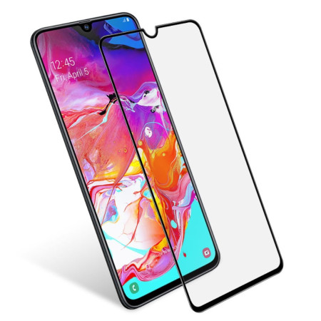 Folie Sticla Flippy® compatibila cu Samsung Galaxy A70 111D Negru