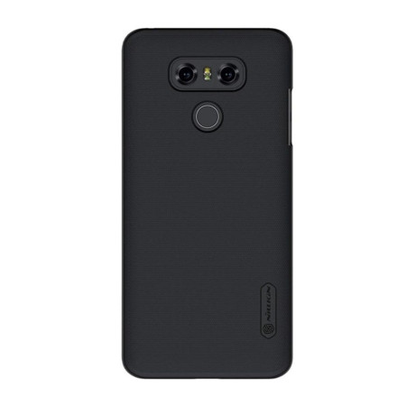 Husa LG G4 Stylus Nillkin Frosted Shield Negru + Folie de protectie