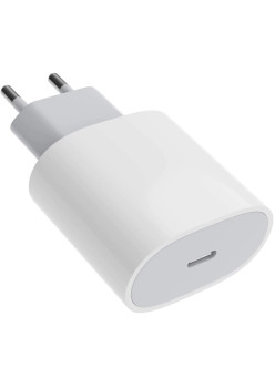 Adaptor pentru iPhone, Type-C, Fast charge, Putere 20 W, Flippy, Alb