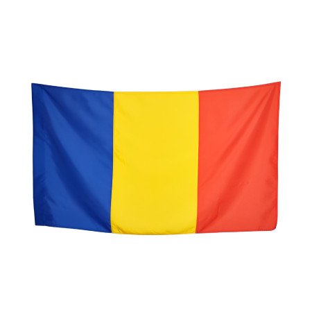 Steag Tricolor Romania, Flippy, Cu bat pentru fixare pe perete, 90 x 150 cm