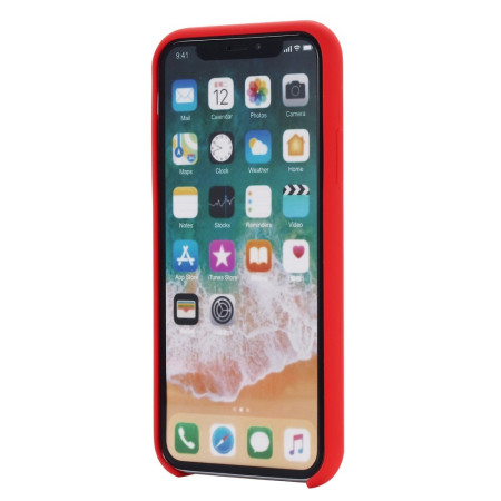 Husa protectie compatibila cu Apple iPhone XR Liquid Silicone Case Rosu