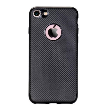 Husa Apple iPhone 6/6S Plus i-Zore Carbon Fiber Negru