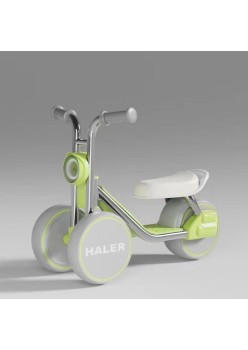 Children's scooter-tricycle anti-rollover music light yo-yo car-color: mint green