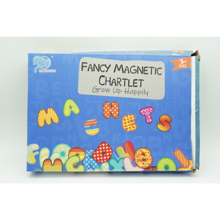 Joc educativ magnetic tip carte, Fancy Magnetic Chartlet, 26 de piese, +3 ani, multicolor