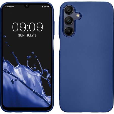 Husa de Protectie Matte TPU, Flippy, pentru Samsung Galaxy A35 5G, Protectie Camera, Antisoc, Antizgariere, Antialunecare, Acoperire Completa, Albastru