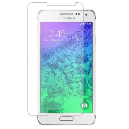 Folie Sticla Securizata Flippy, 9H, Transparenta HD, pentru Samsung Galaxy Alpha Transparent