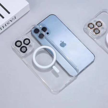 Husa protectie Flippy pentru Apple iPhone  11, MagSafe Silicone, Protectie si folie camera inclusa, protectie camera, Transparent