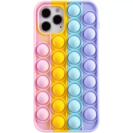 Husa de protectie Flippy Pop It compatibila cu Apple iPhone 13 Pro,Model 8,Multicolor