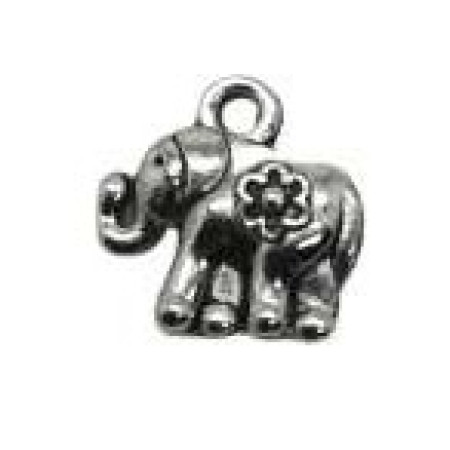 Pandantiv Metal Elefant Model A-8 10mm x 10mm